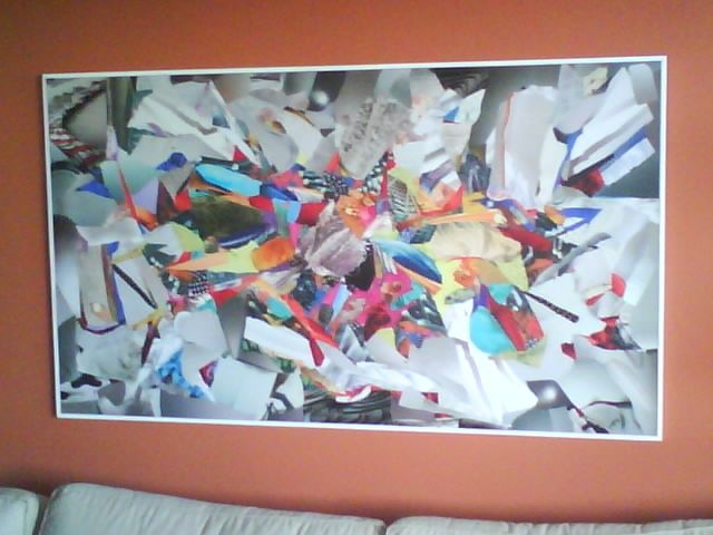 Collages intitolato "Primavera no Monte…" da Maria  Peters, Opera d'arte originale, Altro