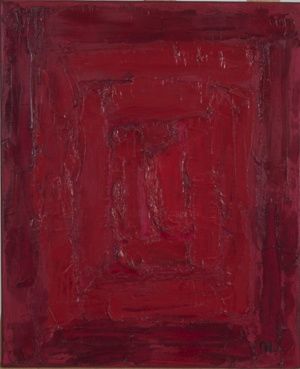 Peinture intitulée "Lumière rouge" par Marie Hélène Fléchard, Œuvre d'art originale