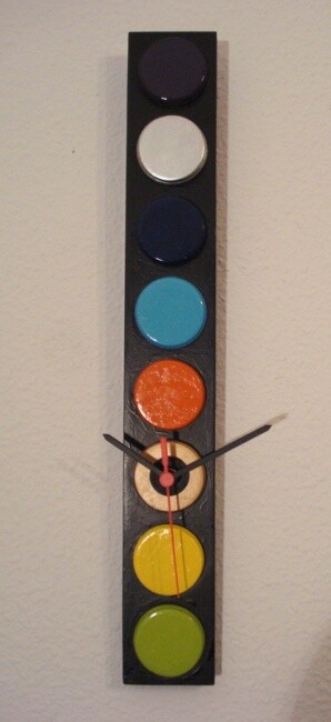 Peinture intitulée "Reloj....." par Mi-Guel, Œuvre d'art originale