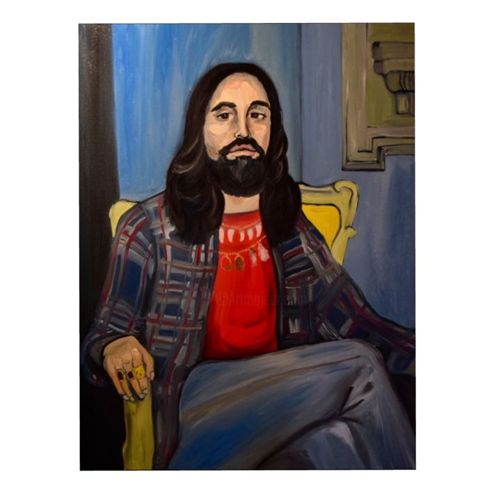Pittura intitolato "L25" da Mina Massaro, Opera d'arte originale,