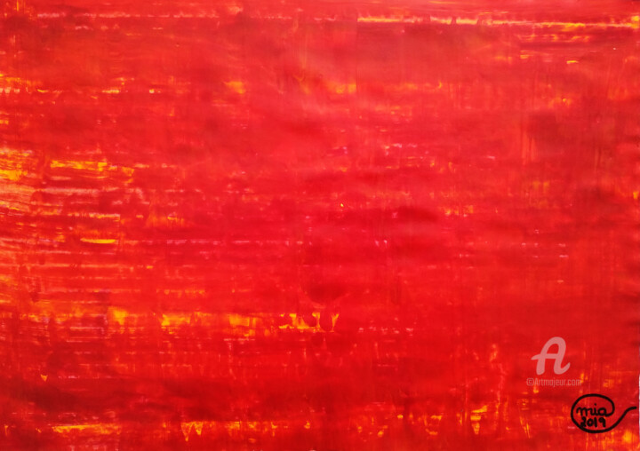 Malarstwo zatytułowany „Rothko Original Abs…” autorstwa Mia Phlor, Oryginalna praca, Akryl