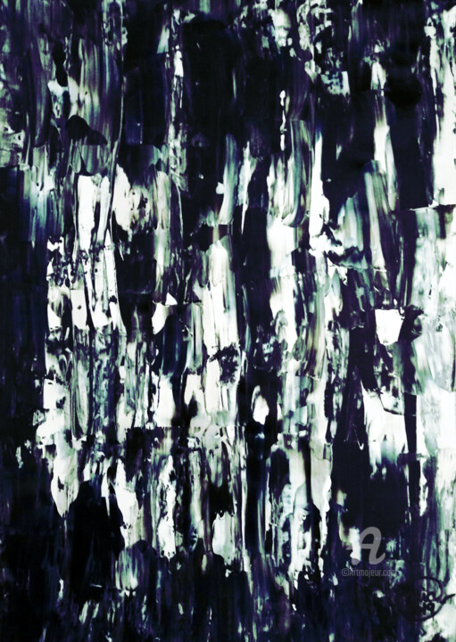 「New! Pollock Inspir…」というタイトルの絵画 Mia Phlorによって, オリジナルのアートワーク, アクリル