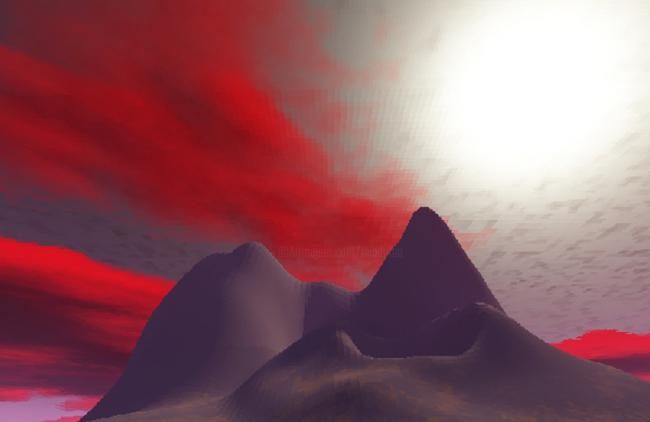 Digital Arts titled "Volcanbrut" by Mia Doma, Original Artwork