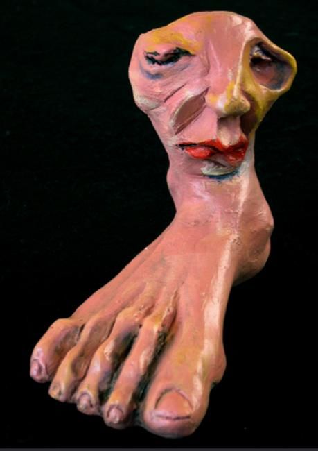 Escultura titulada "mrs.foot2" por Mia Jankovic, Obra de arte original