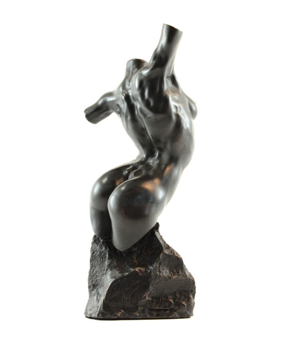 Скульптура под названием "Female torso study…" - Michael A. Craig, Подлинное произведение искусства, Смола