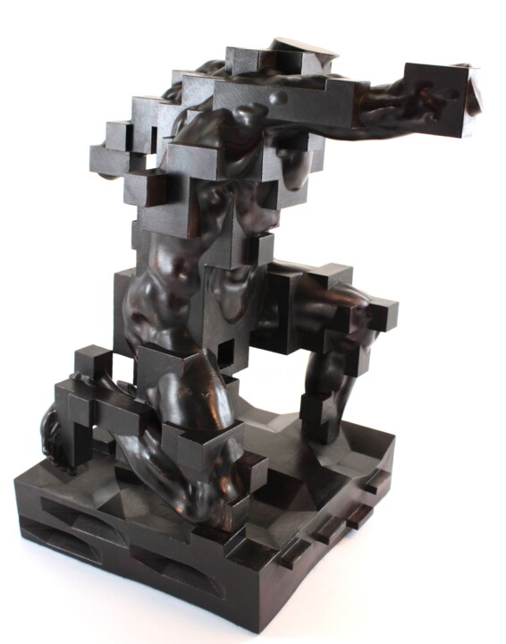 Escultura titulada "Enigma (version one)" por Michael A. Craig, Obra de arte original, Resina