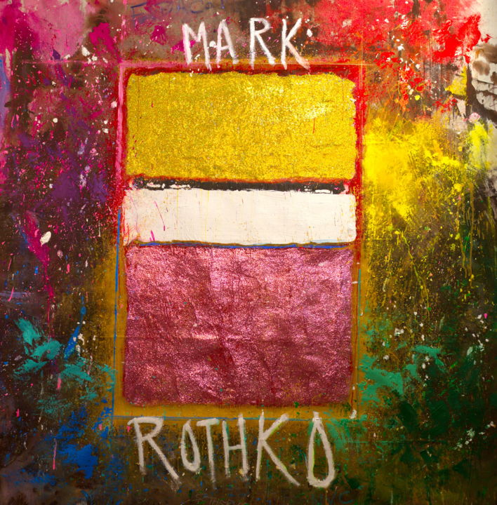 Painting titled "Untitled Mark Rothk…" by Michael Andrew Law, Original Artwork, Acrylic