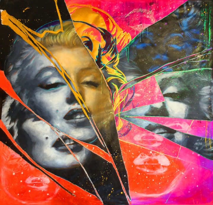 Pintura titulada "Untitled (Marilyn M…" por Michael Andrew Law, Obra de arte original, Acrílico