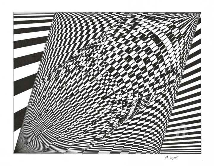 Dibujo titulada "012.jpg" por Michaël Cugnet, Obra de arte original, Tinta