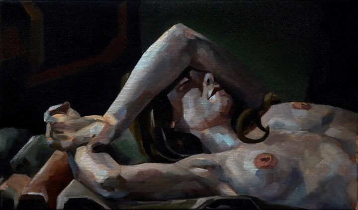 Painting titled "Ersatz n°03" by Michael Jourdet, Original Artwork, Oil