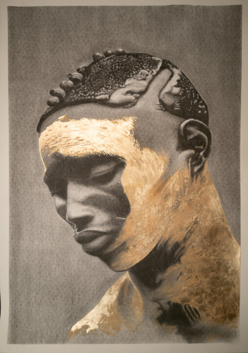 Рисунок под названием "We are art" - Michael K Davis, Подлинное произведение искусства, Древесный уголь