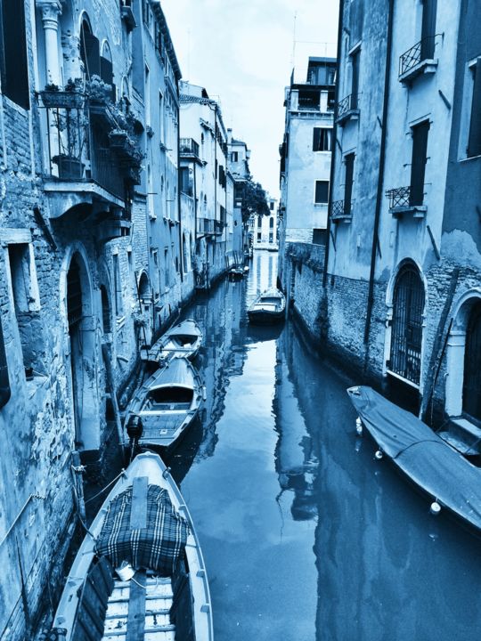 Fotografía titulada "Venedig BL 1" por Michael Krakowski, Obra de arte original