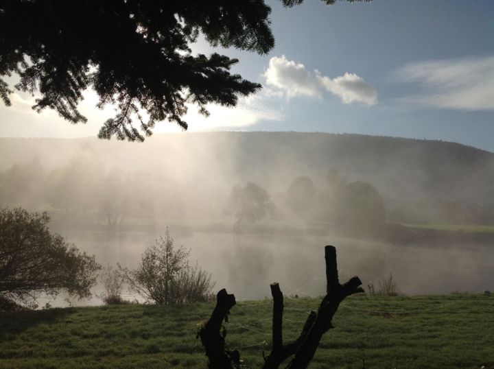 Fotografie mit dem Titel "october morning" von Michael Krakowski, Original-Kunstwerk