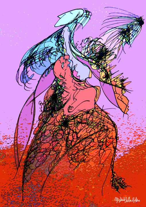 Digital Arts titled "The Royal We" by Michael Lawrence, Original Art, Digital Painting