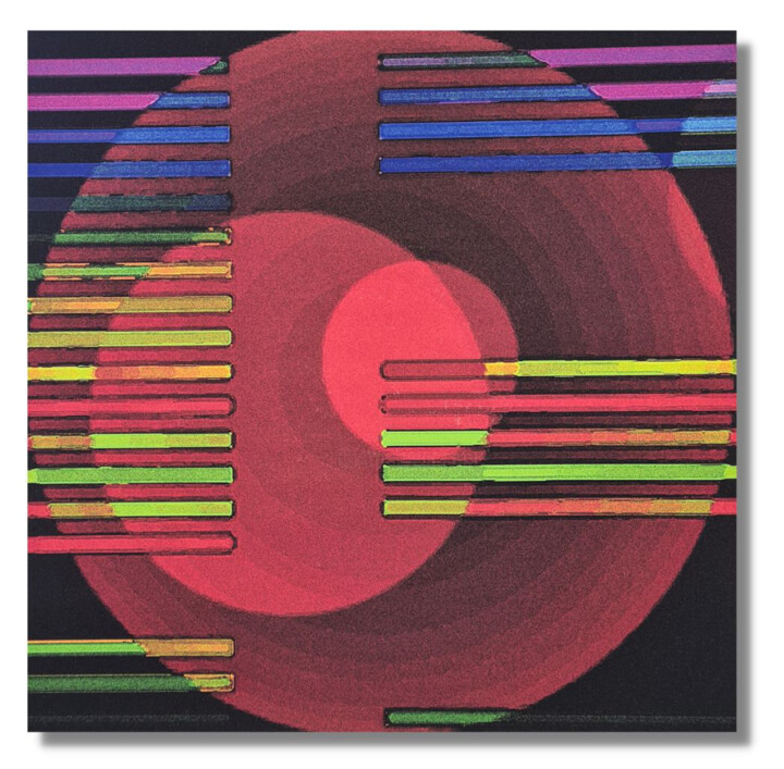 Peinture intitulée "Abstract XIII" par Novak, Œuvre d'art originale, Peinture numérique