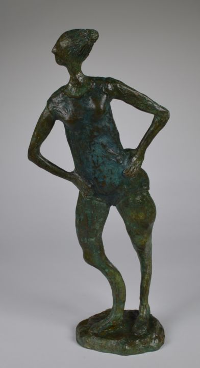Sculpture titled "The Heart of a Danc…" by Michael Schramer, Original Art, Metals