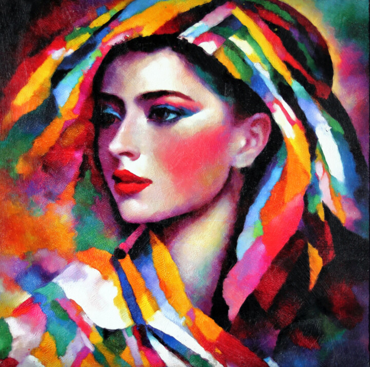 Malarstwo zatytułowany „Colors” autorstwa Michael Mey, Oryginalna praca, Akryl