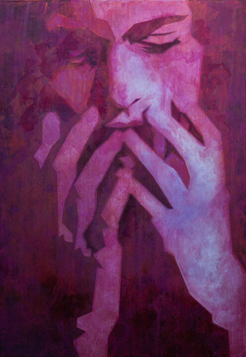 Malarstwo zatytułowany „Pustka” autorstwa Michał Ostrogórski, Oryginalna praca, Akryl