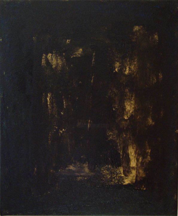 Peinture intitulée "La porte des songes" par Michel Aucoin, Œuvre d'art originale, Acrylique