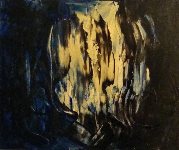 Schilderij getiteld "Mémoire" door Michel Aucoin, Origineel Kunstwerk, Acryl