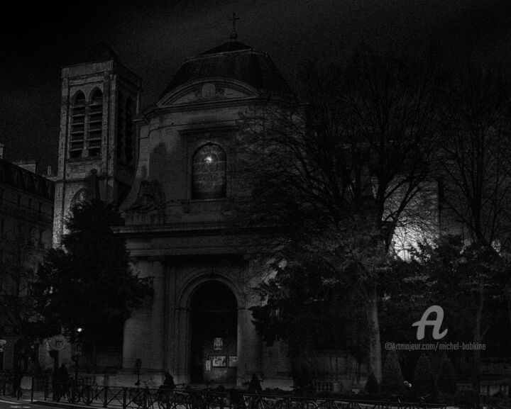 Photographie intitulée "Eglise Saint Nicola…" par Michel Babkine, Œuvre d'art originale, Photographie numérique