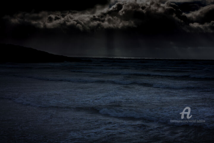 Photographie intitulée "Clair de nuit" par Michel Babkine, Œuvre d'art originale, Photographie numérique