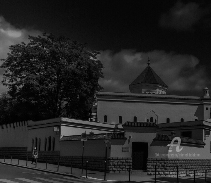 「La grande mosquée」というタイトルの写真撮影 Michel Babkineによって, オリジナルのアートワーク, デジタル
