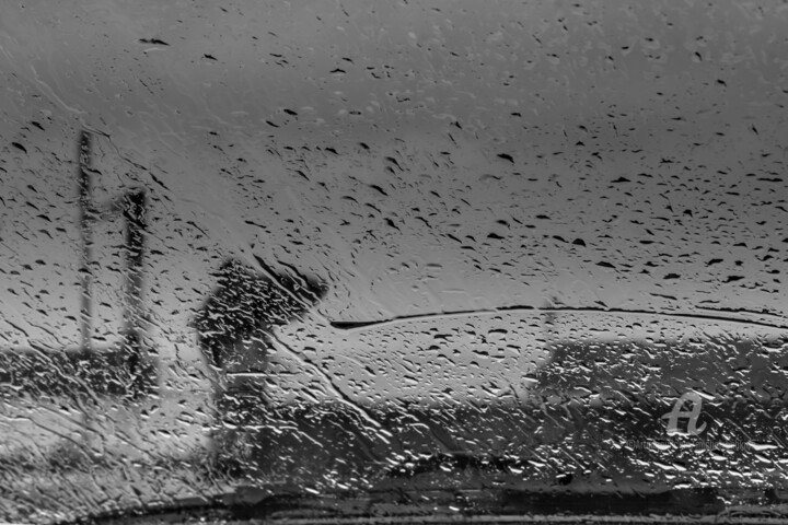 摄影 标题为“Sous la pluie” 由Michel Babkine, 原创艺术品, 数码摄影