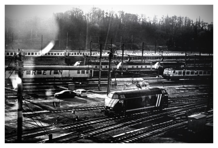 Photographie intitulée "train-6283.jpg" par Michel Clair, Œuvre d'art originale