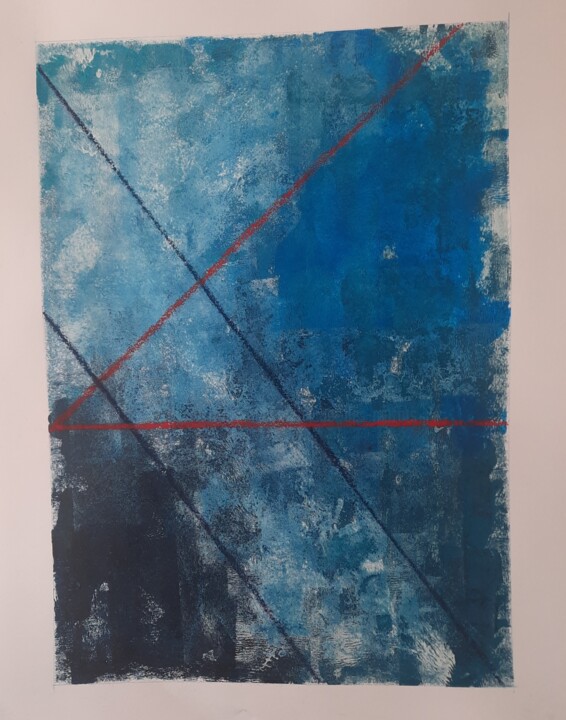 Pittura intitolato "Abstraction3" da Michel Des Mazots, Opera d'arte originale, Acrilico