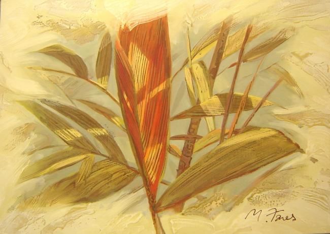 Peinture intitulée "Pinanga" par Michel Fares, Œuvre d'art originale