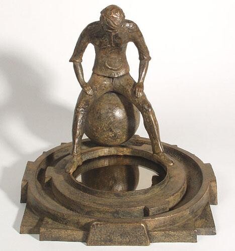 Rzeźba zatytułowany „LE TONNEAU DES DAMA…” autorstwa Michel Favre, Oryginalna praca