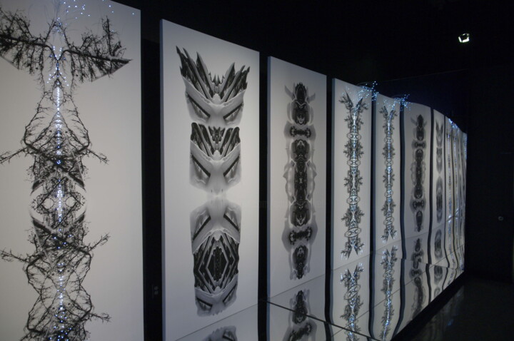 Digital Arts με τίτλο "Esprits vus" από Michel Gautier, Αυθεντικά έργα τέχνης