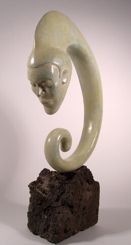 「L'AIR」というタイトルの彫刻 Michel Gautierによって, オリジナルのアートワーク, 金属