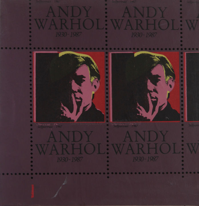 Printmaking titled "Homage to Warhol #0…" by Hosszu, Original Artwork, Screenprinting