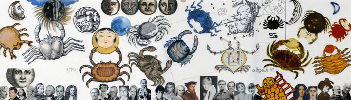 Collages titled "04 Cancer" by Hosszu, Original Artwork, Digital Print