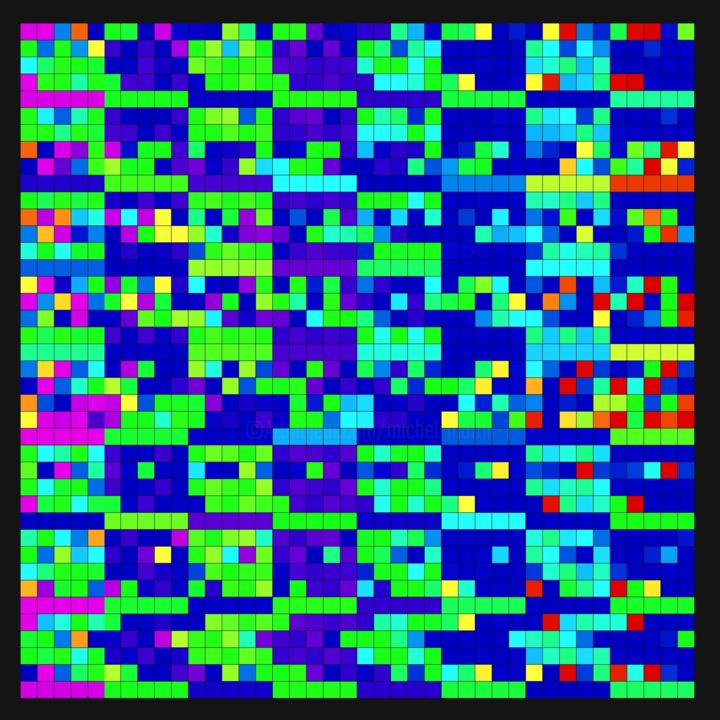 Digital Arts titled "20210108Ha8bf" by Michel Martin, Original Art, 2D Digital Work