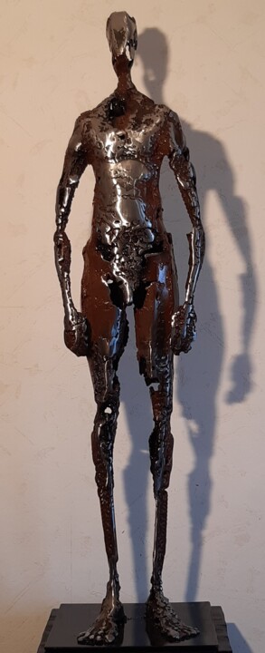 Sculpture intitulée "Espoir" par Michel Marzin, Œuvre d'art originale, Métaux
