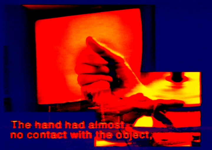 Digital Arts titled "the hand had almost…" by Michel Tabanou, Original Artwork, Digital Painting