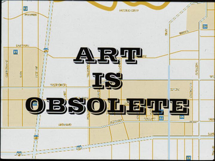 Digital Arts titled "ART IS OBSOLETE" by Michel Tabanou, Original Artwork, Digital Painting