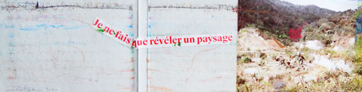 Schilderij getiteld "je ne fais que révé…" door Michel Tabanou, Origineel Kunstwerk, Pastel