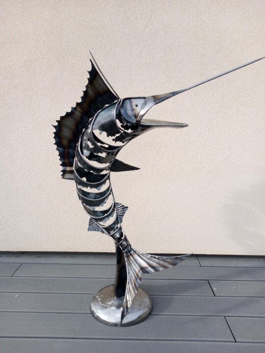 雕塑 标题为“Espadon” 由Michel Vasseur, 原创艺术品, 金属