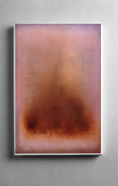 Painting titled "LIGHT COLOR CONTEMP…" by Michelangelo Alessandro, Original Artwork, Oil Mounted on Wood Stretcher frame