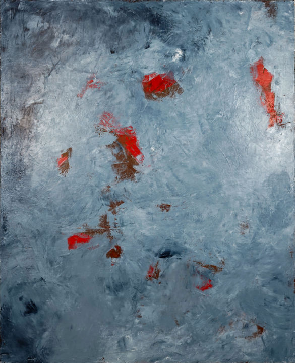 Peinture intitulée "Surface N°18" par Michel Boucharinc, Œuvre d'art originale, Acrylique Monté sur Châssis en bois