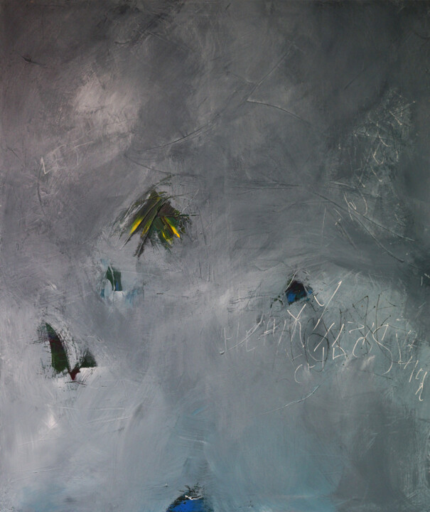 Pittura intitolato "SURFACE N°24 "Chaos"" da Michel Boucharinc, Opera d'arte originale, Acrilico Montato su Telaio per barel…