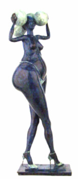 Sculpture titled "mannequin mariée" by Micheldejos, Original Artwork