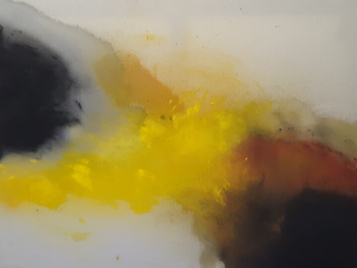 Peinture intitulée "Un souffle de vent…" par Michèle Barange, Œuvre d'art originale, Acrylique