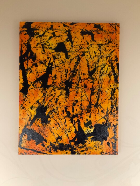 Картина под названием "Konorenji" - Michele Barthe, Подлинное произведение искусства, Акрил Установлен на Деревянная рама дл…