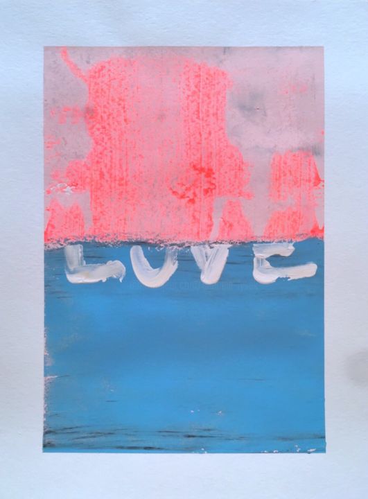 Peinture intitulée "Love retained #2" par Michele Lysek (WP11), Œuvre d'art originale, Acrylique