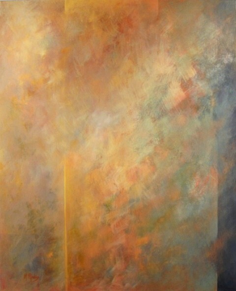 Painting titled "Murmure" by Michèle Radix, Original Artwork